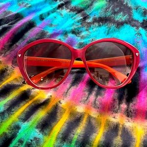 Marc Jacobs mauve and orange cream Sunglasses